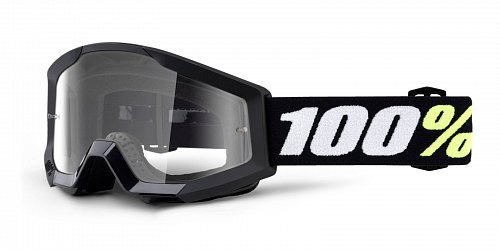 brýle Strata Mini Gron Black, 100% - USA dětské (čiré plexi)